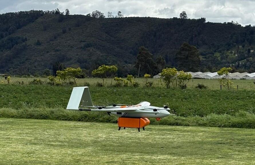 La Aeronáutica Civil autorizó a la primera empresa en Colombia que podrá realizar transporte de carga liviana a través de drones. Foto: cortesía.