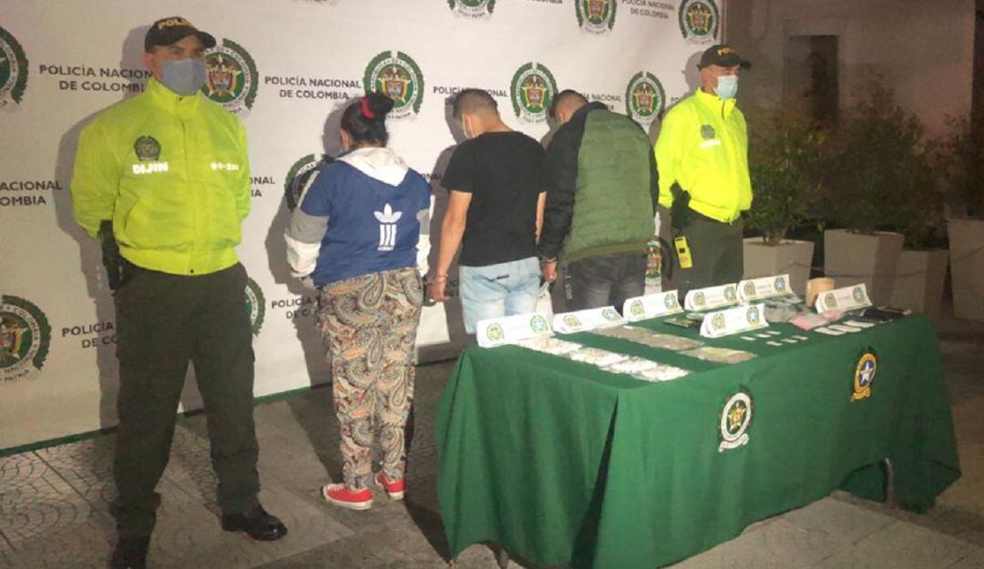 Capturados por presunto tráfico de estupefacientes en Manizales.