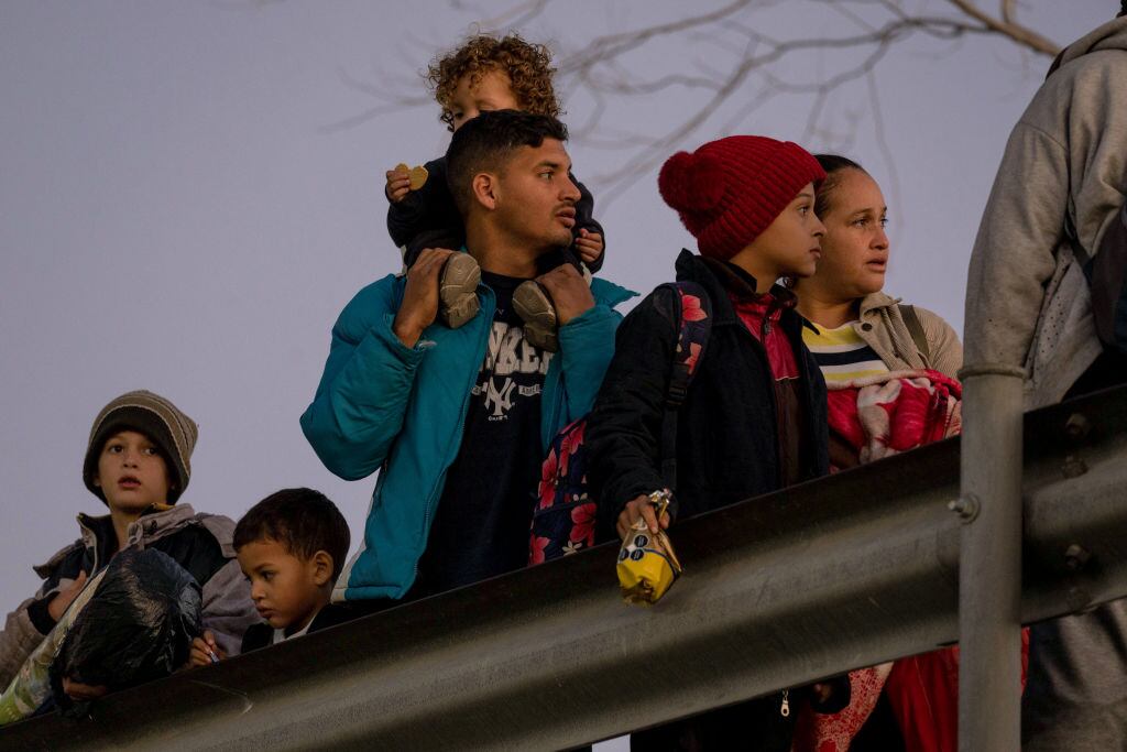 Migrantes buscan llegar a los Estados Unidos   (Photo by John Moore/Getty Images)