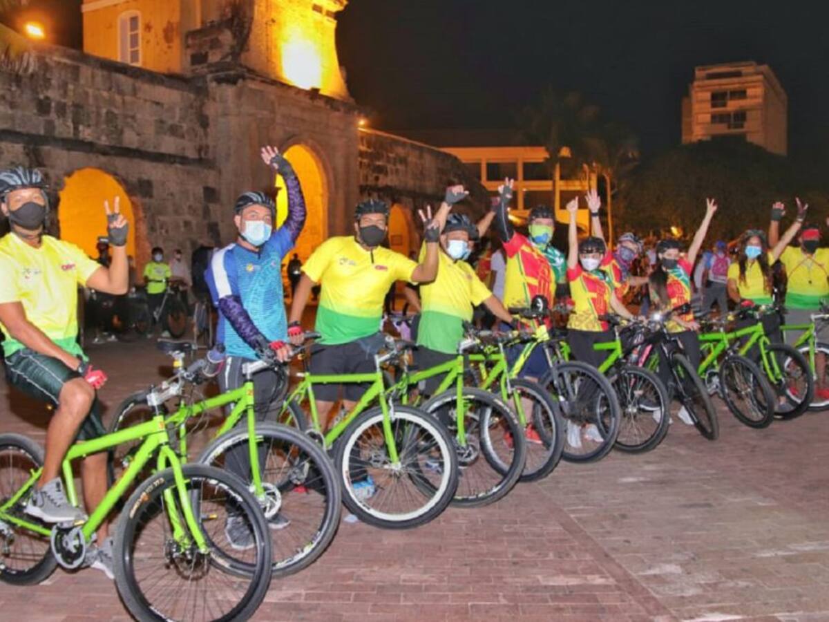 Se realizó exitosa jornada de “Martes de Bici” en Cartagena
