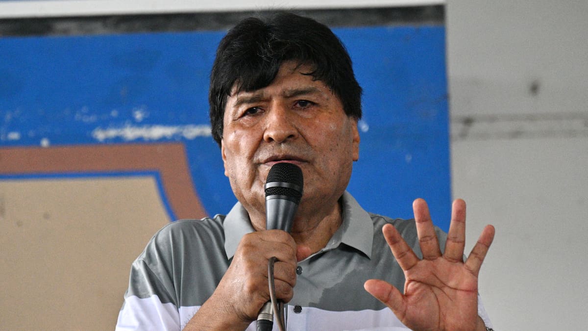 Evo Morales: “no me voy a escapar” ante proyección de triunfo electoral de la derecha