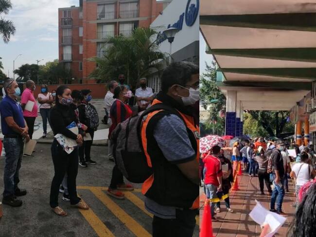 Aglomeraciones en las sedes de la EPS