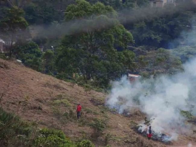 Más de diez sectores rurales han registrado la presencia de grupos movilizados para que talen, quemen y cerquen lotes en las zonas anexas a los cerros.