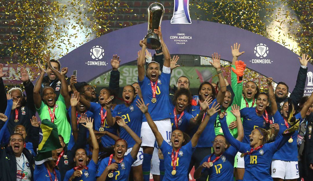 Brasil, campeón actual de la Copa América Femenina.