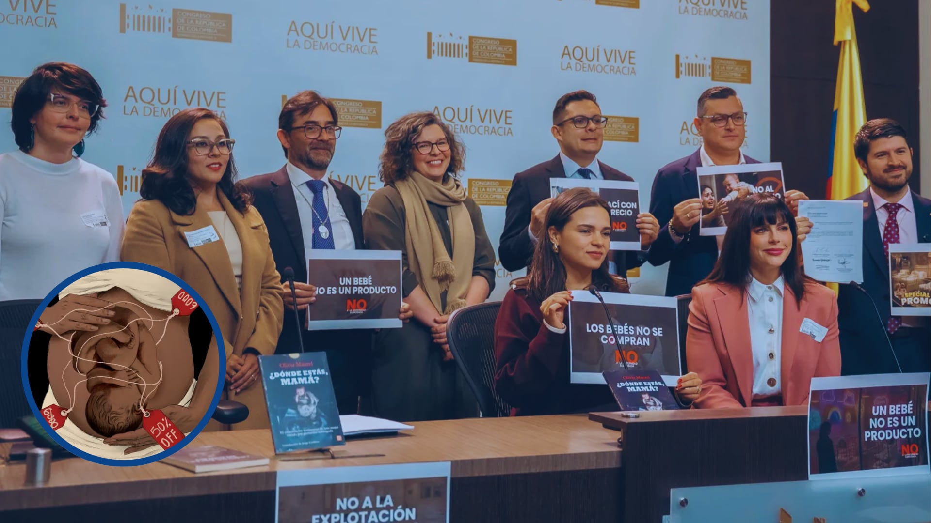 Radicación del proyecto de ley para prohibir la maternidad subrogada en Colombia
