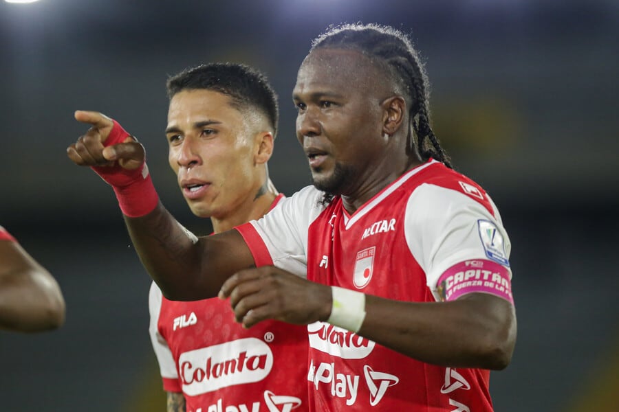 Hugo Rodallega, delantero de Independiente Santa Fe / Colprensa