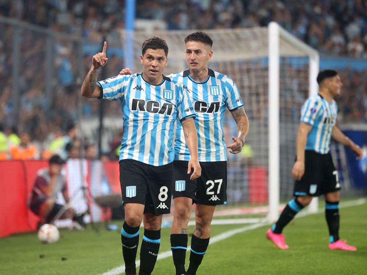 Hinchas de Racing estrenan canto para la final de Sudamericana: “¡De la mano de Quintero!”