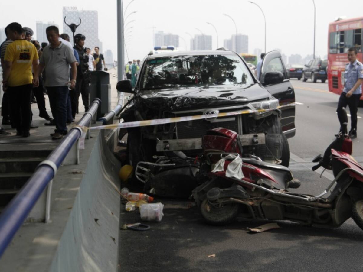 9 muertos y 40 heridos tras ser atropellados en China