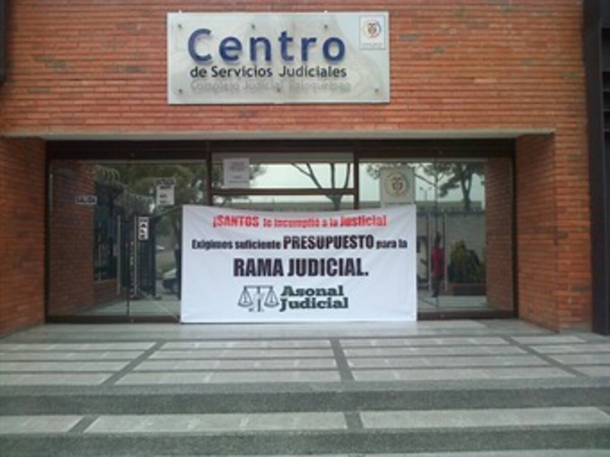 Gobierno hace oídos sordos a peticiones de la Rama Judicial: Asonal