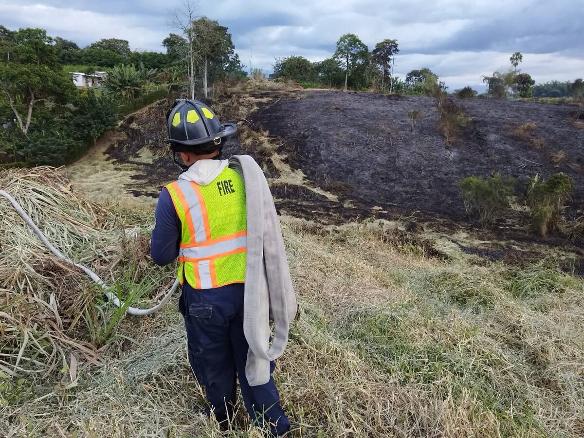 A la fecha se han registrado 45 incendios de cobertura vegetal en Armenia