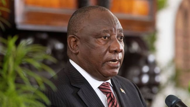 El presidente de Sudáfrica, Cyril Ramaphosa. Foto: Getty