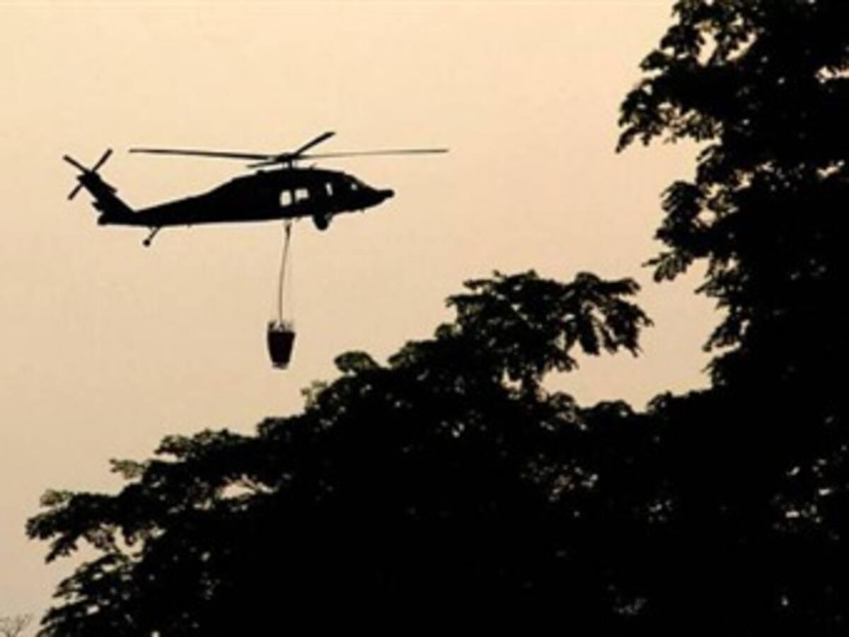 Bajo fuego 400 hectáreas en la Ciénaga Grande del Magdalena