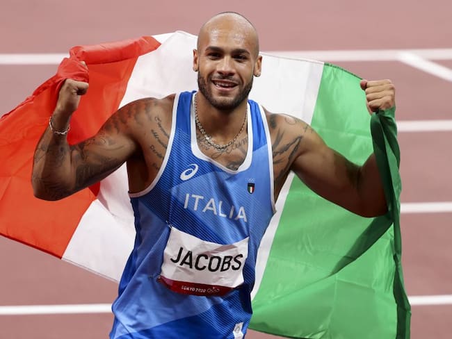 Lamont Marcell Jacobs ganó los 100 metros panos en los Olímpicos de Tokio 2020