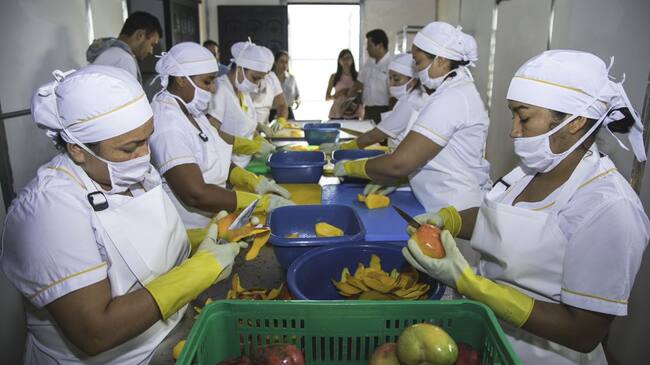 Mujeres emprendedoras de la Hacienda La Miel