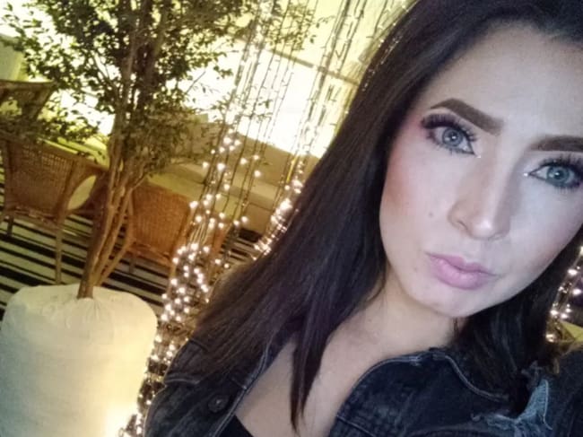 Natalia Villalba Angarita era modelo y diseñadora gráfica. Según la Fiscalía fue asesinada por su condición de mujer. Foto: Fiscalía.