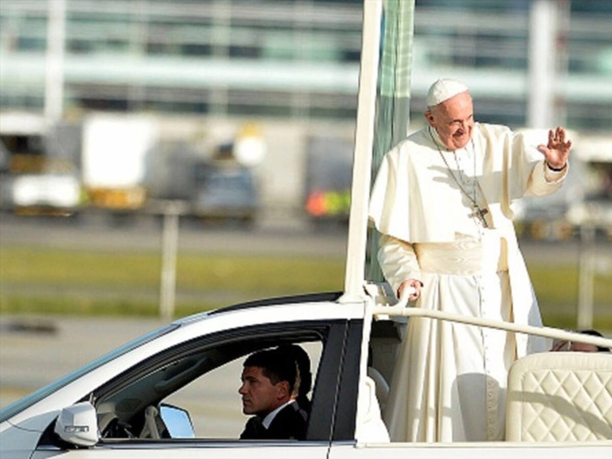 Francisco irá en papamóvil de la Nunciatura a Catam para despedirse de los bogotanos