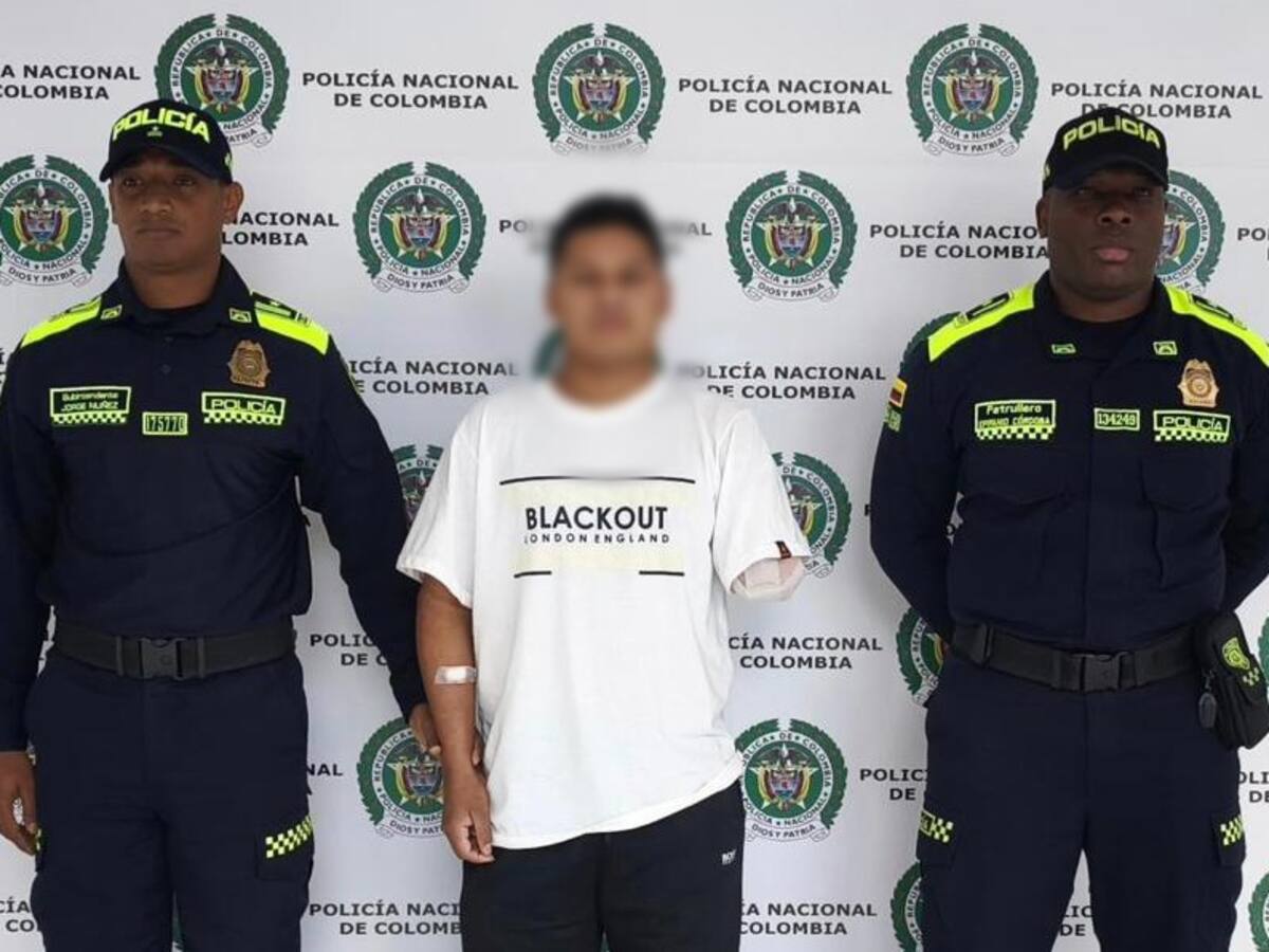 Capturan a un hombre acusado de varios ataques a la policía; en uno murió uno de la SIJIN