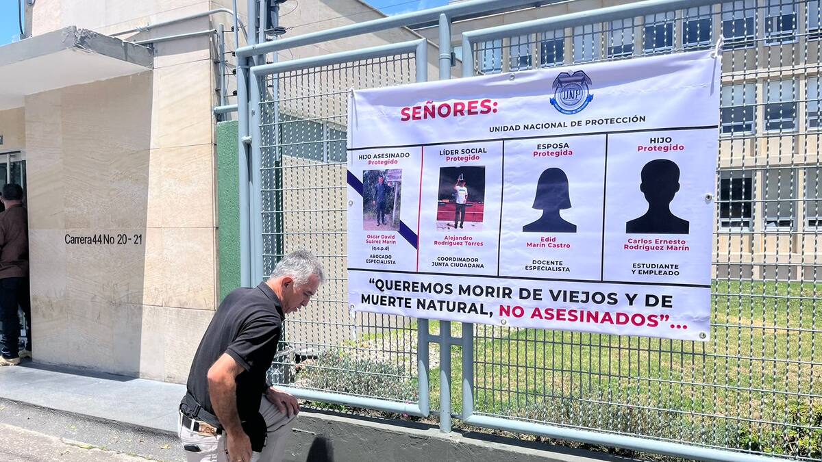 Veedor ciudadano de Armenia inició huelga de hambre en la sede de la UNP en Bogotá