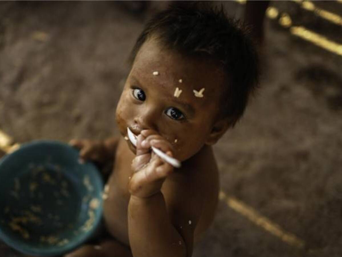 Defensoría advierte desnutrición en 165 niños indígenas del Meta, Vichada y Guanía