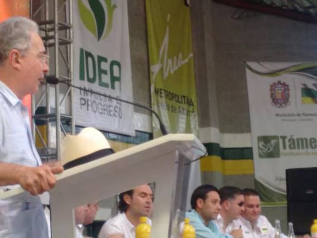 Expresidente Uribe reconoce que Santos le ha cumplido a Salgar, Antioquia