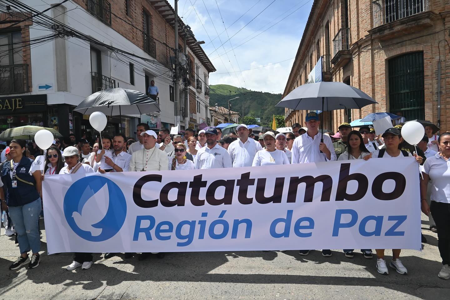 Marcha por la paz en el municipio de Ocaña / Foto: Asomunicipios