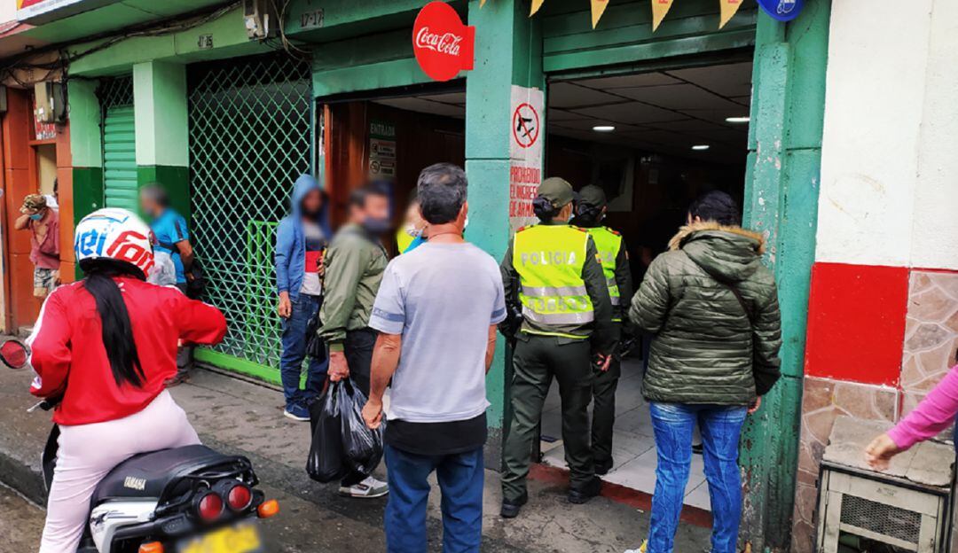 Foto: Enviada desde la Policía Metropolitana de Manizales.