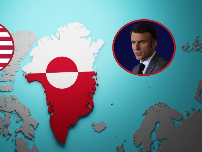 Emmanuel Macron. Foto: Sean Gallup/Getty ImagesEstados Unidos. Groenlandia. Fotos: Getty Images.