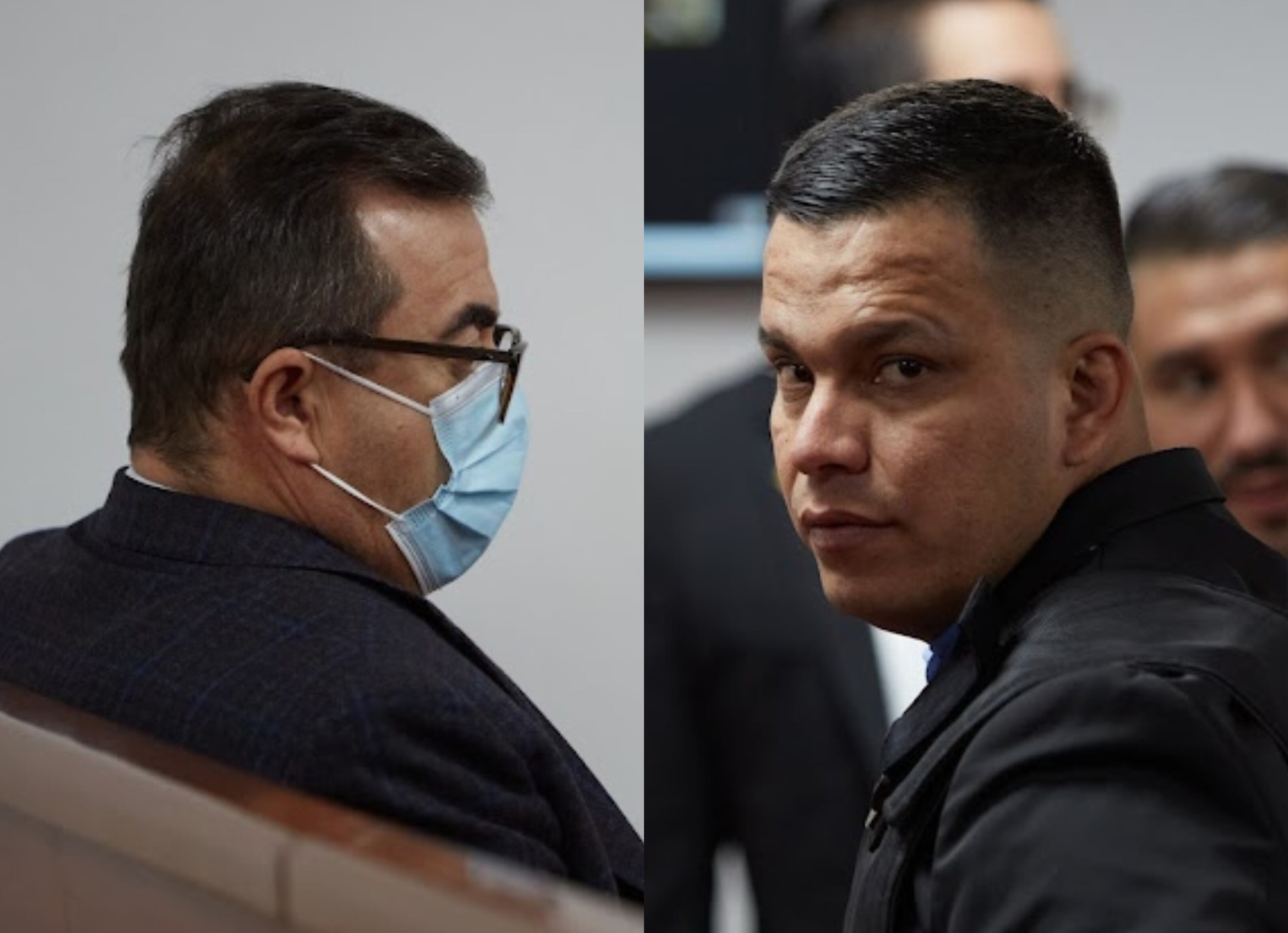 Olmedo López y Sneyder Pinilla en Fiscalía | Foto: Suministradas