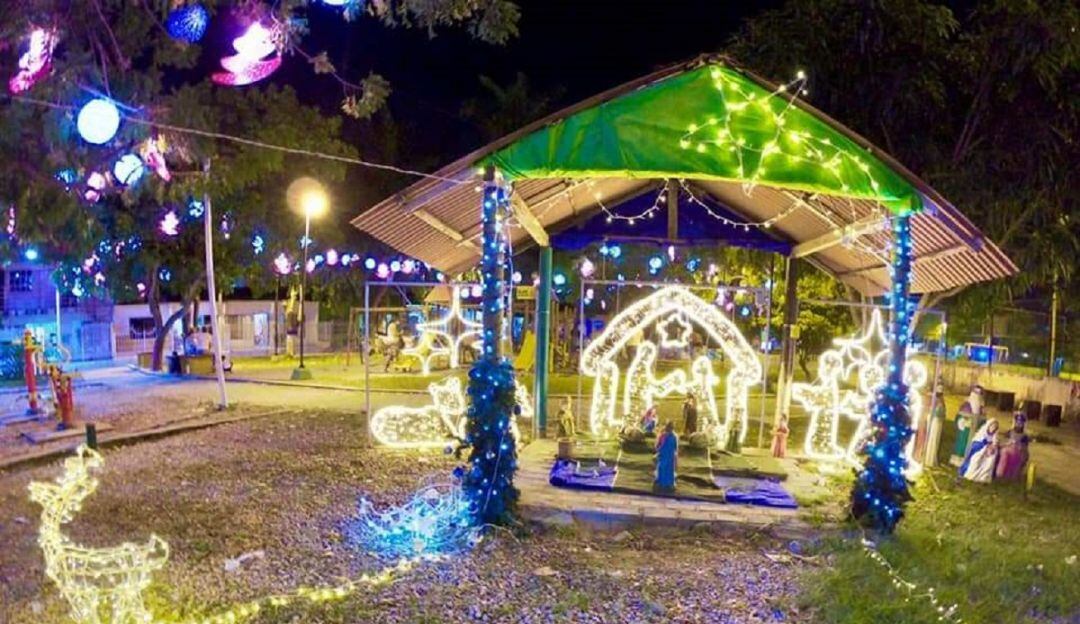 Alumbrado navideño en Cartagena