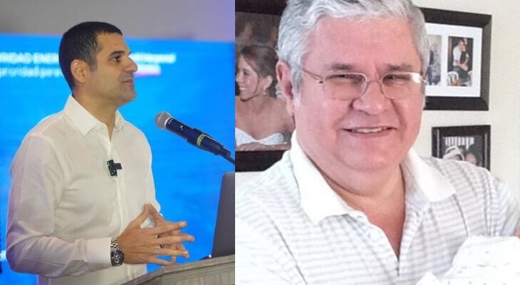 Efraín Cepeda Tarud y Rafael Madero. Foto: archivo.