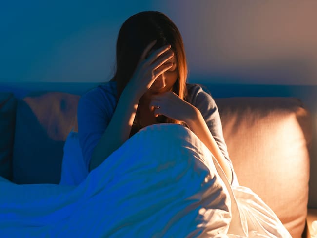 Mujer con depresión e insomnio // imagen de referencia Getty Images