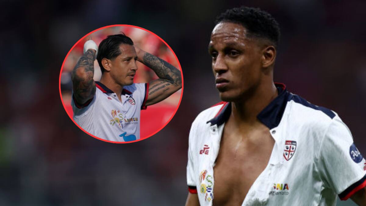 Video: Yerry Mina discutió con Gianluca Lapadula por no dejarlo cobrar un penal