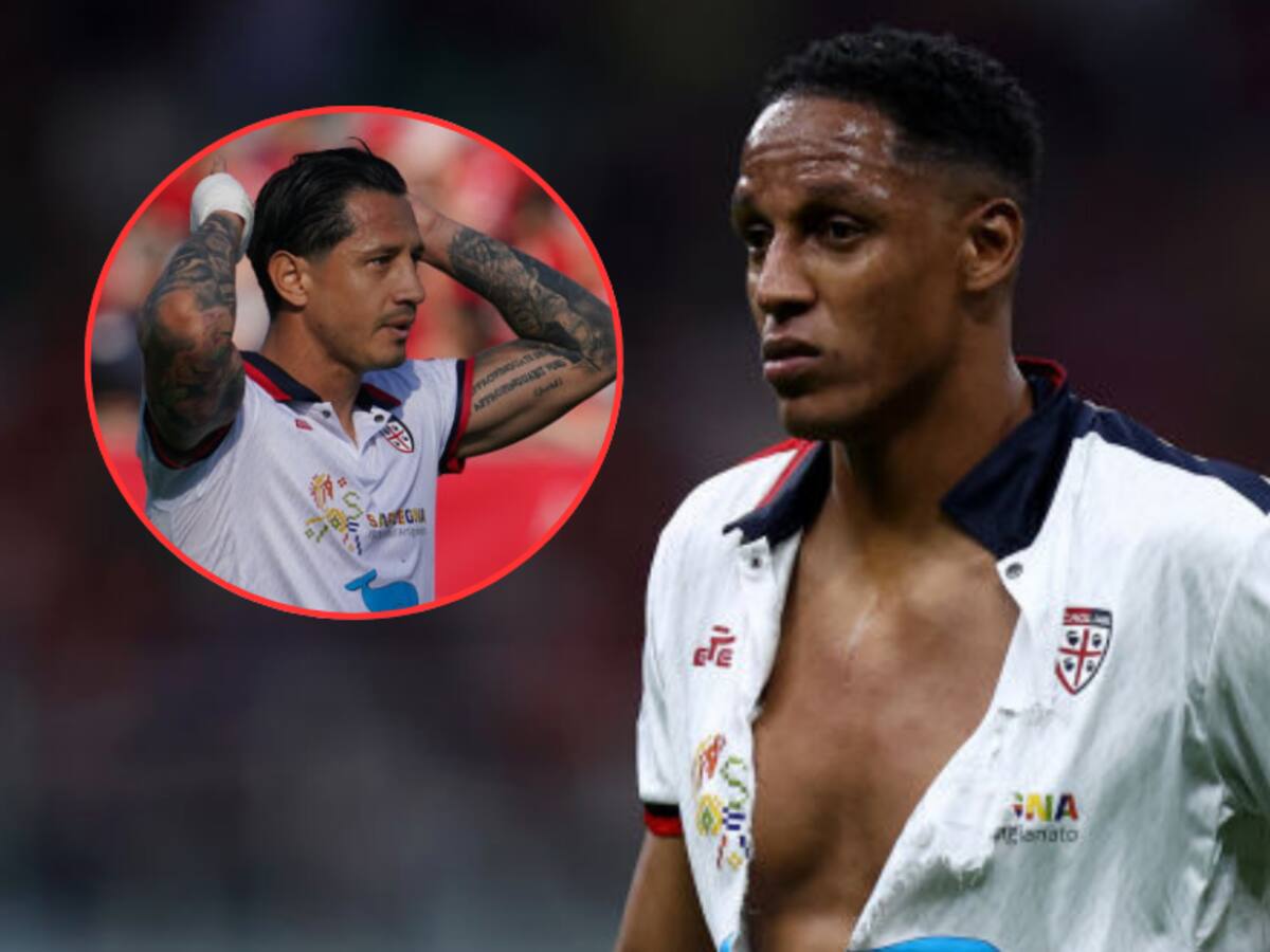 Video: Yerry Mina discutió con Gianluca Lapadula por no dejarlo cobrar un penal