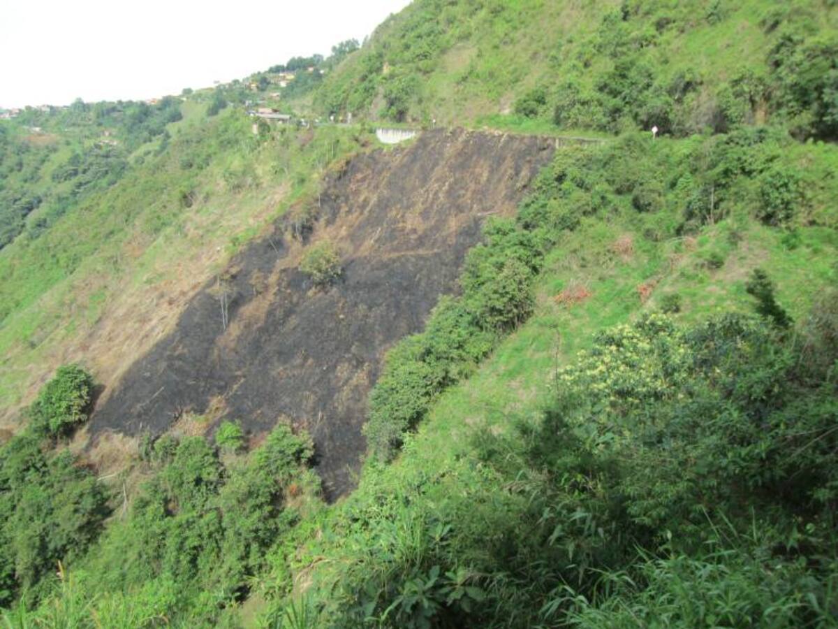 En Santa Bárbara se evitan los cultivos en pendientes