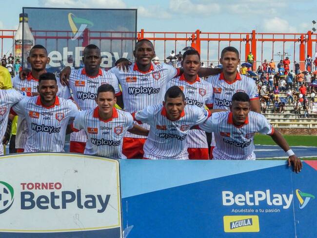 Los jugadores de Unión Magdalena que fueron inicialistas para lograr el ascenso frente a Llaneros.