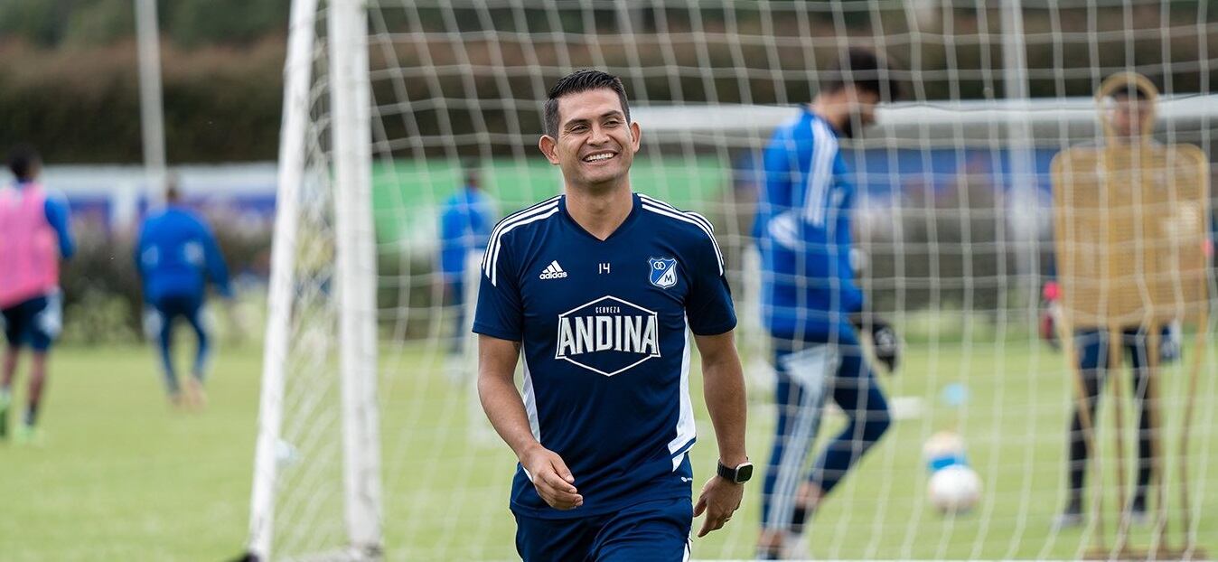 David Mackalister Silva, capitán de Millonarios / Twitter: @MillosFCOficial.