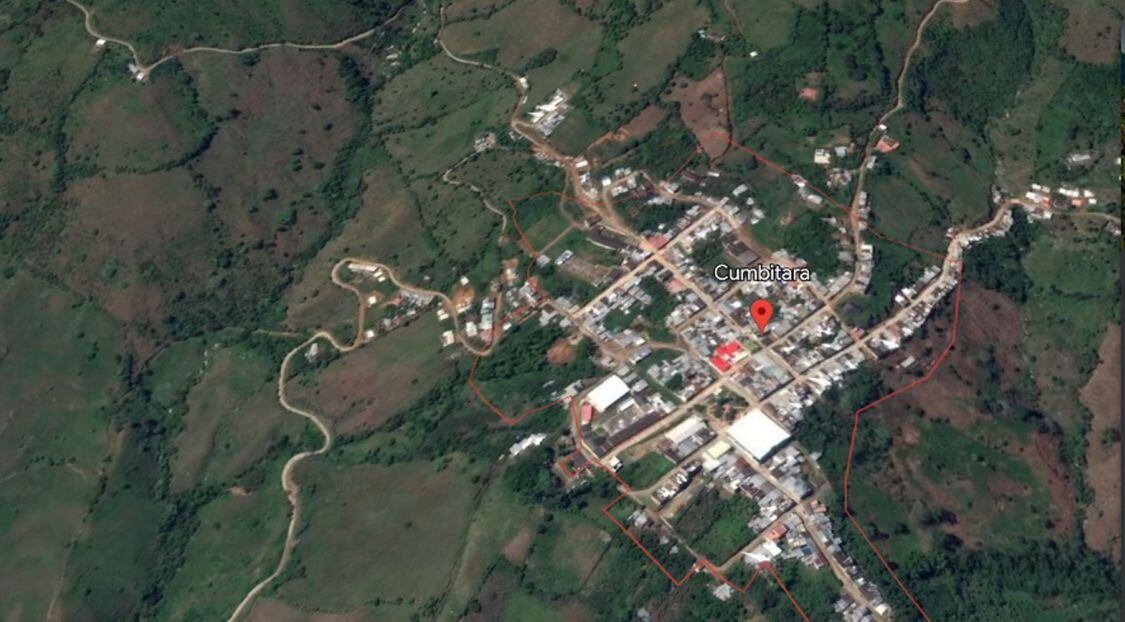 Cumbitara, Nariño. | Foto: Google Earth