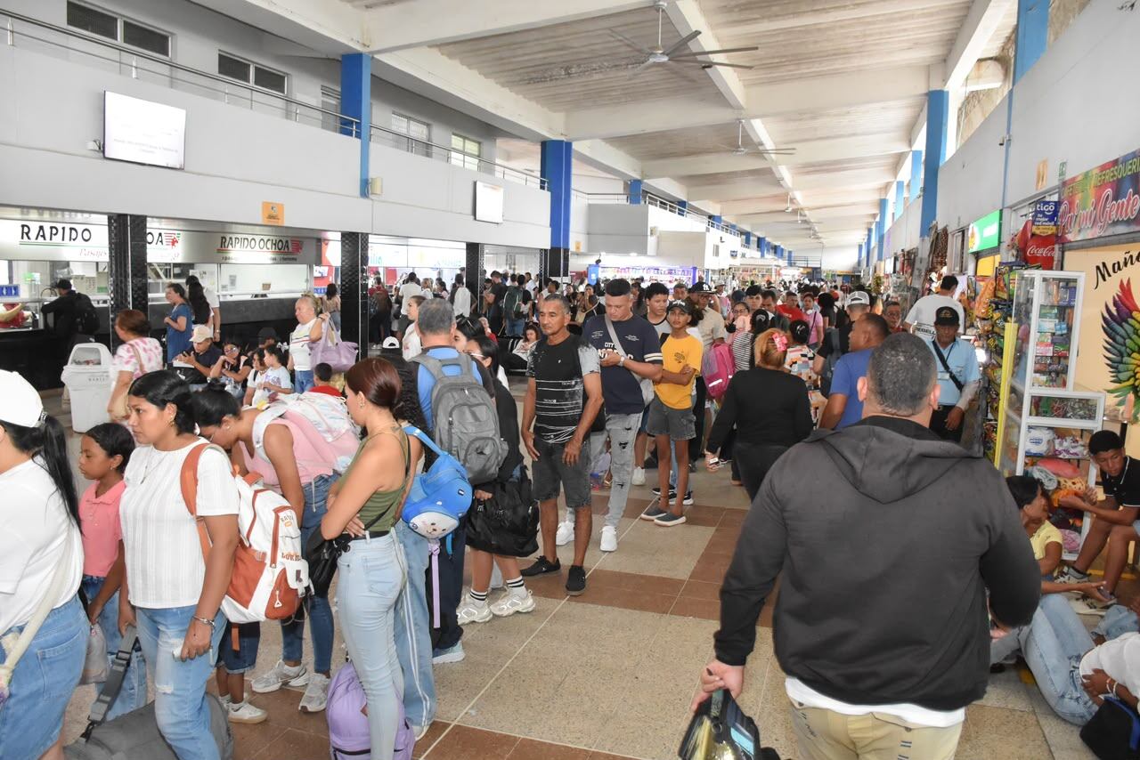 Más de 52 mil usuarios se movilizaron con por la Terminal de Transporte de Santa Marta/ Gobernación del Magdalena.