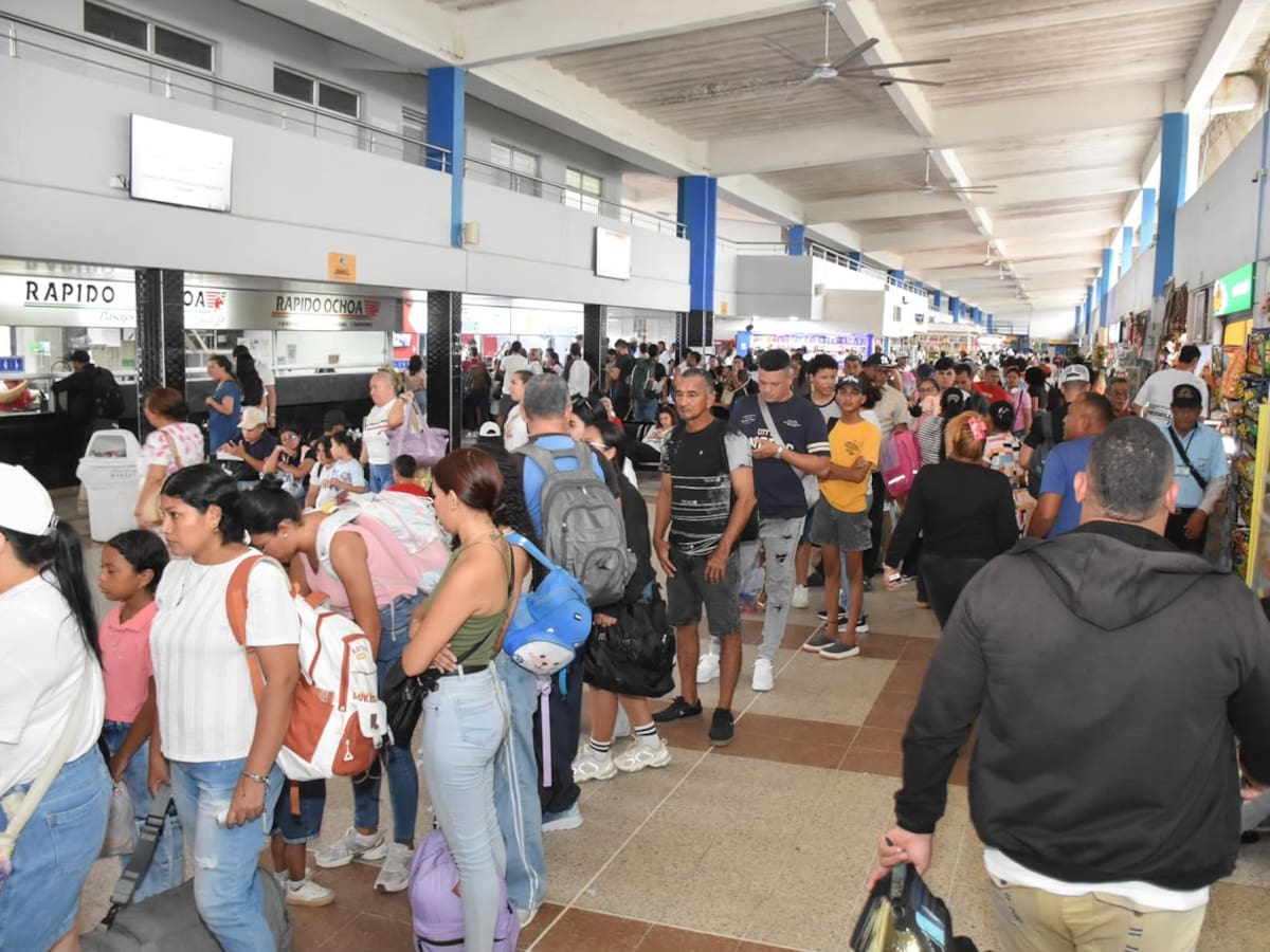 Más de 52 mil usuarios se movilizaron con por la Terminal de Transporte de Santa Marta