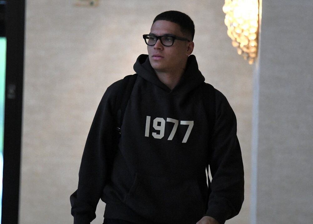 Juan Fernando Quintero llegando a la concentración de la Selección Colombia / FCF