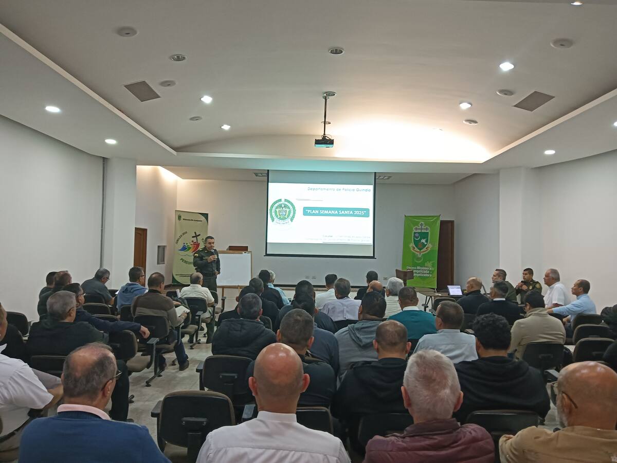 La Policía Quindío y el plan de seguridad en los 54 templos religiosos en esta Semana Santa