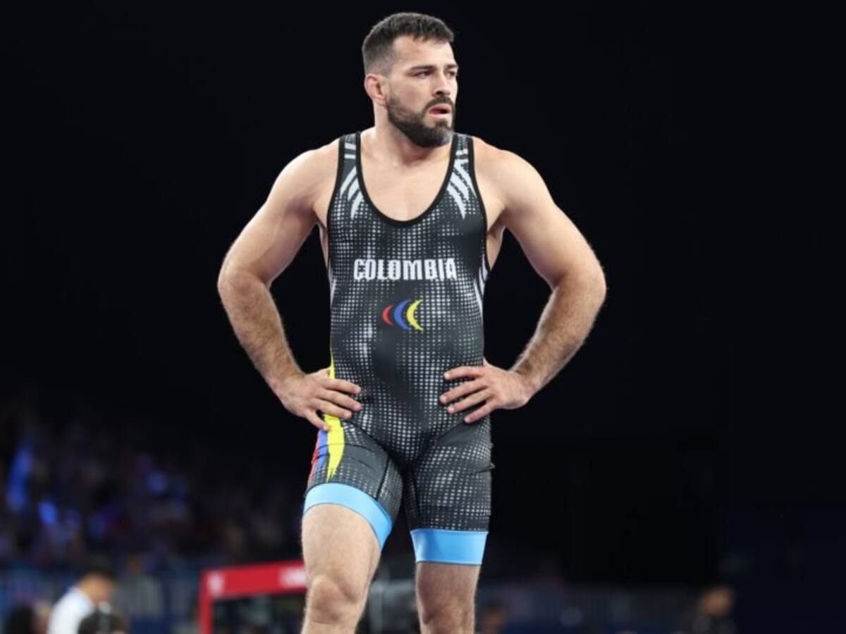 Carlos Muñoz cayó en el repechaje de la lucha grecorromana