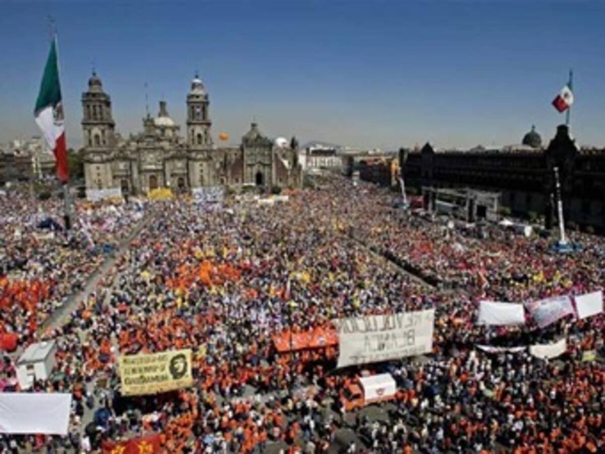 La oposición mexicana anuncia nuevas movilizaciones contra el Gobierno por la crisis
