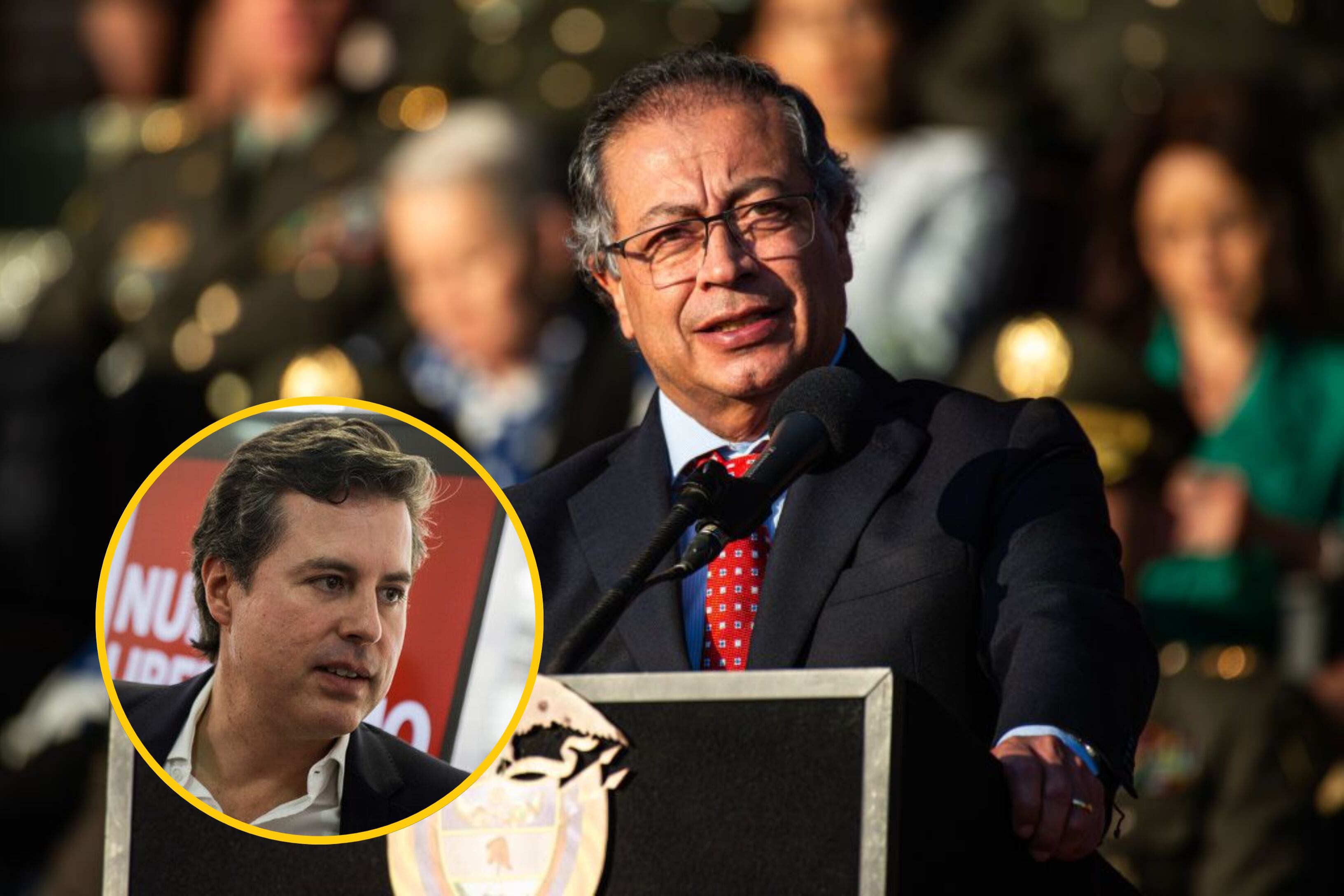 Gustavo Petro y Juan Manuel Galán. Fotos: Presidencia y Colprensa