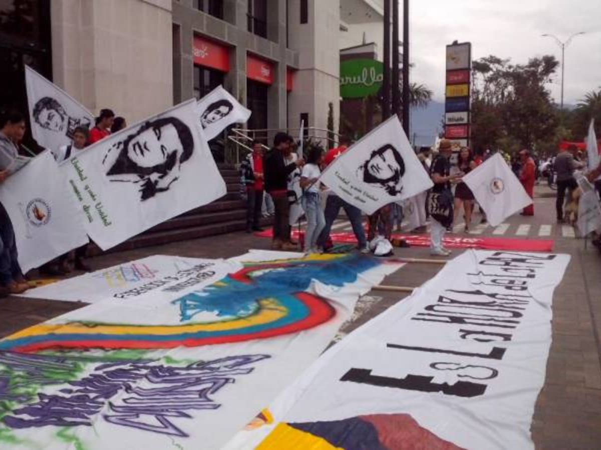 Sindicalistas y líderes sociales de Manizales reclamaron mejores condiciones laborales