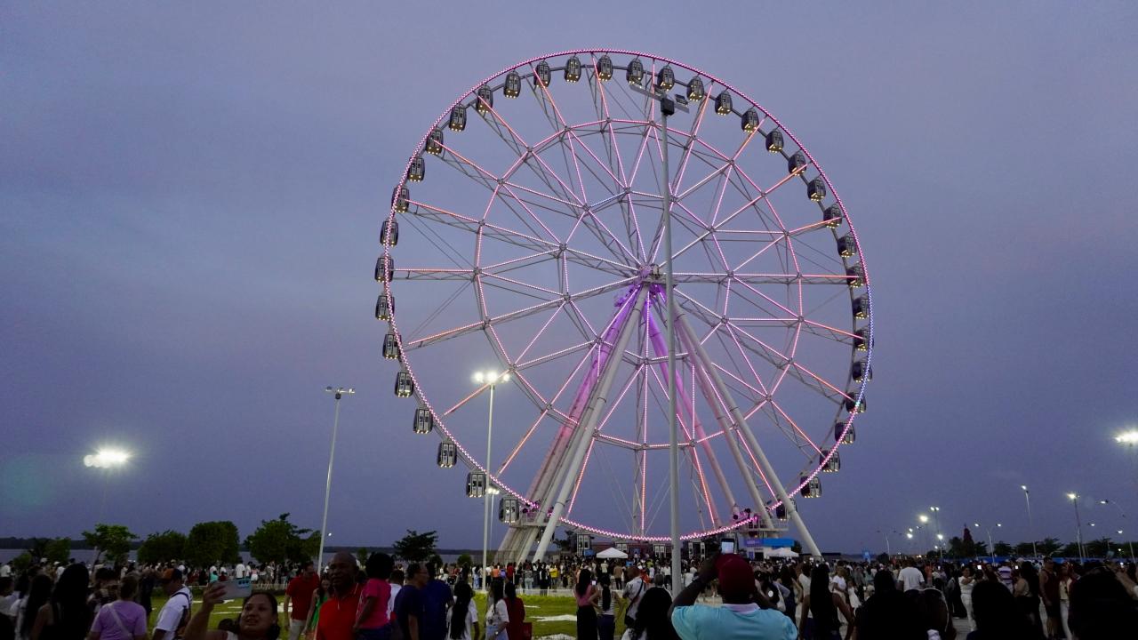 Luna del Río en el Gran Malecón. Foto: Alcaldía de Barranquilla.