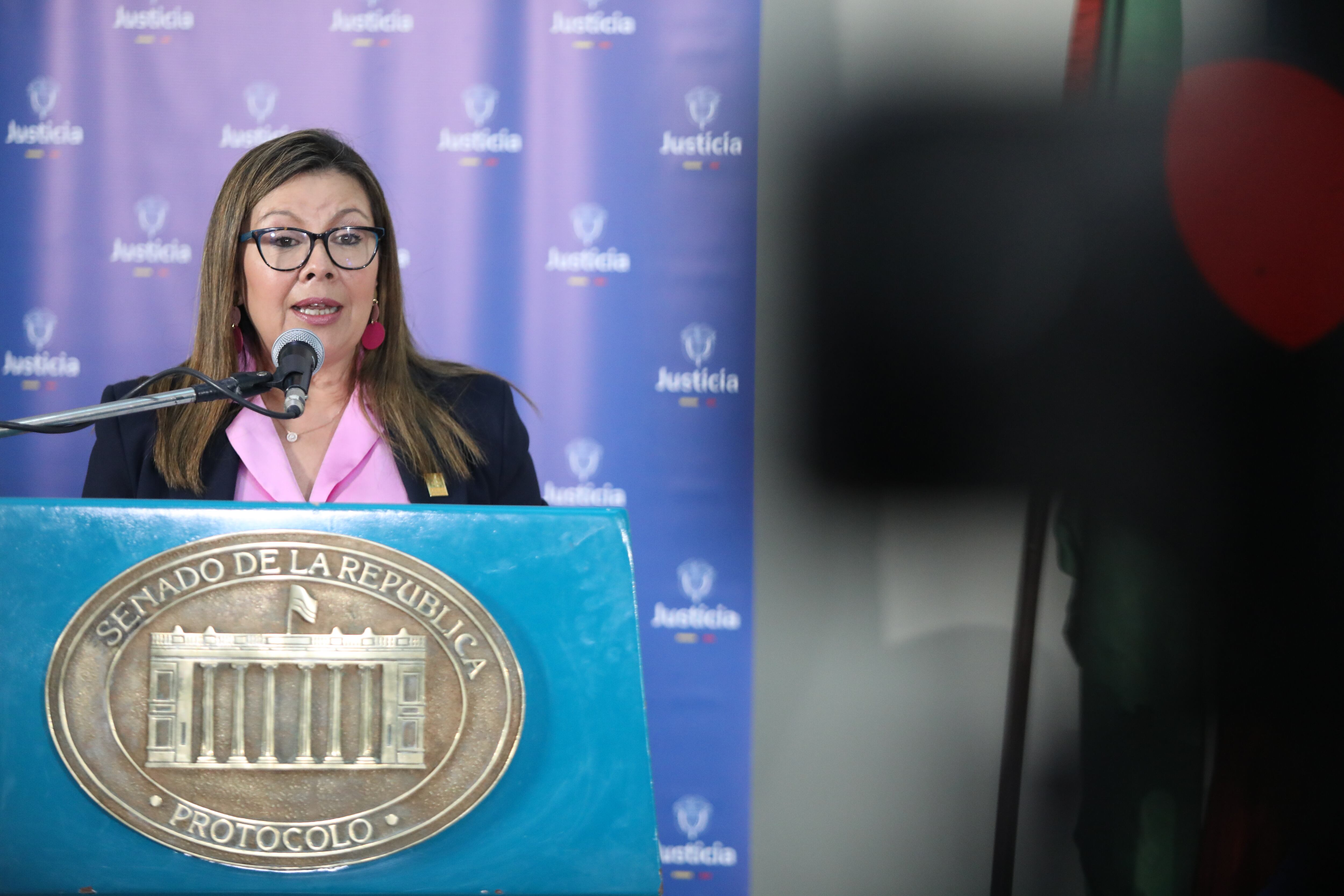 Radicación de la reforma a la justicia. Foto: Suministrada.