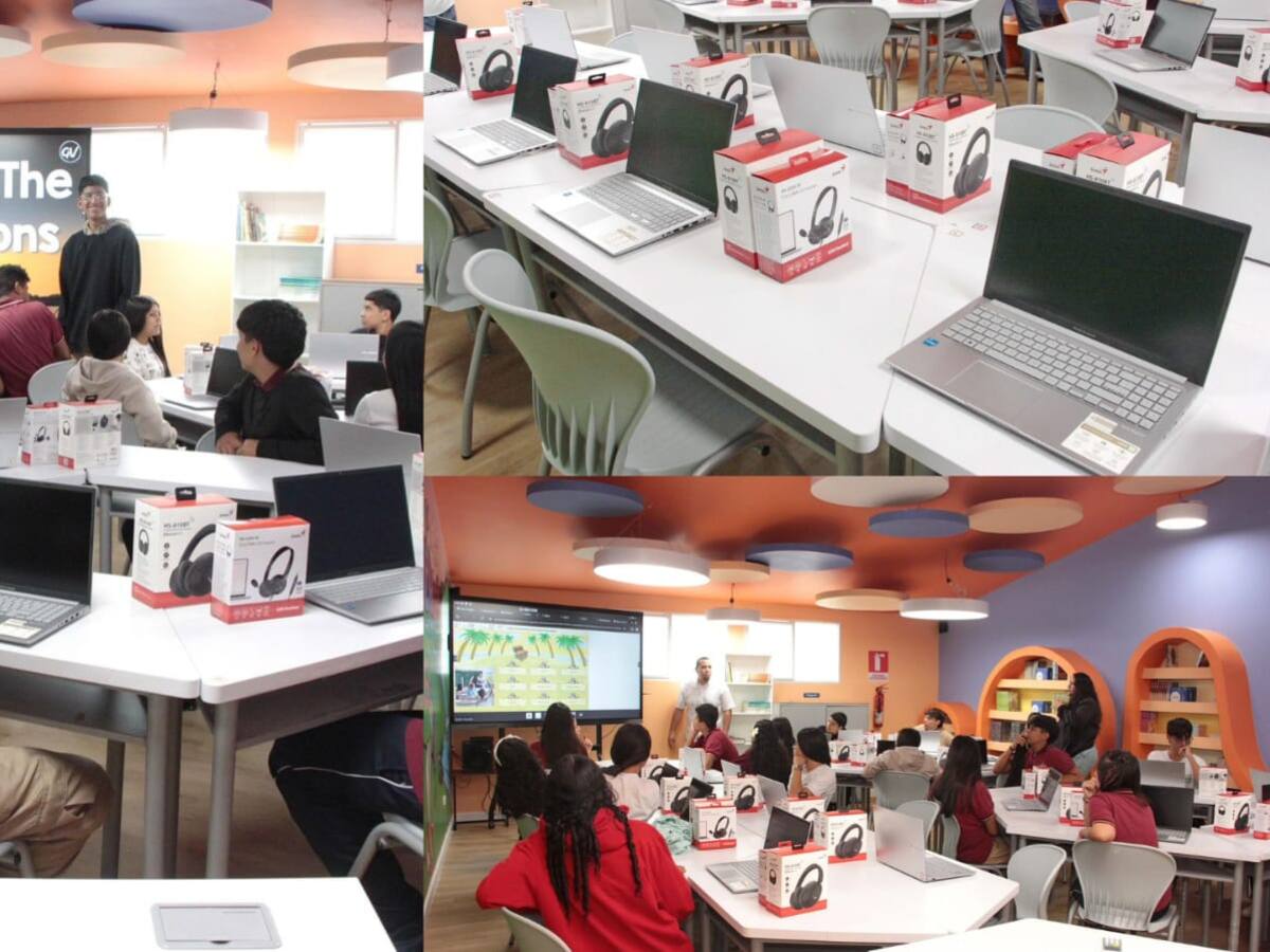 Más de 200 estudiantes de zona rural ahora cuentan con moderno espacio para aprender inglés