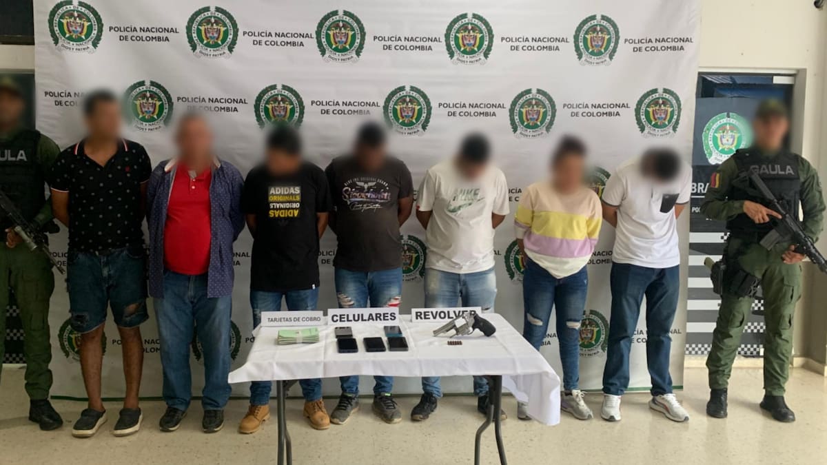Golpe contra la extorsión: capturados siete presuntos integrantes del ‘Clan del Golfo’