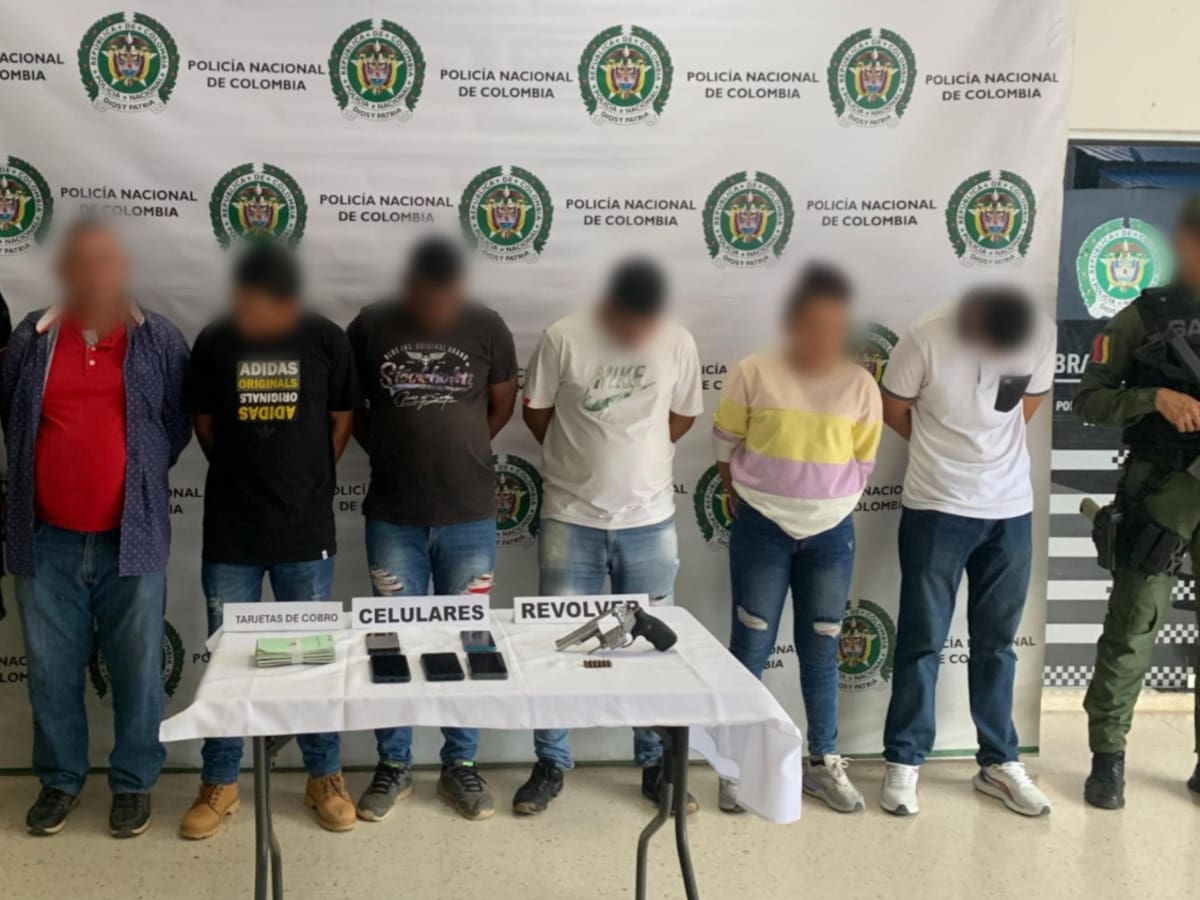 Golpe contra la extorsión: capturados siete presuntos integrantes del ‘Clan del Golfo’